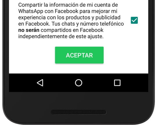 whatsapp facebook privacidad